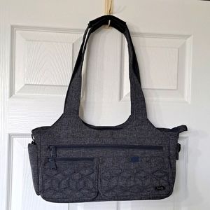 Lug Streetcar Grey Purse NWOT